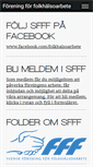 Mobile Screenshot of folkhalsoarbete.se